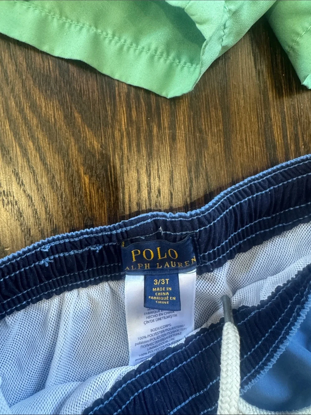 Lot of 2 Ralph Lauren Kids Swim Shorts - Blue and Green
